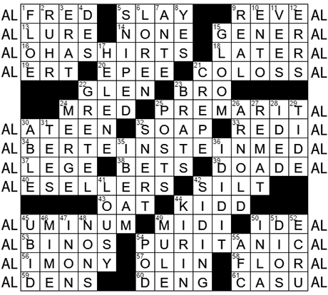 Where do I find the crossword puzzle in the Vancouver Province newspaper?